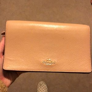 COACH Baby Pink/Dusty Rose Leather Wallet